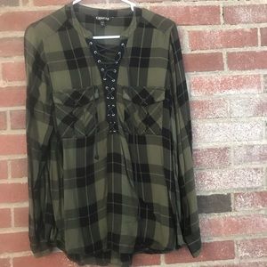Plaid Express Top